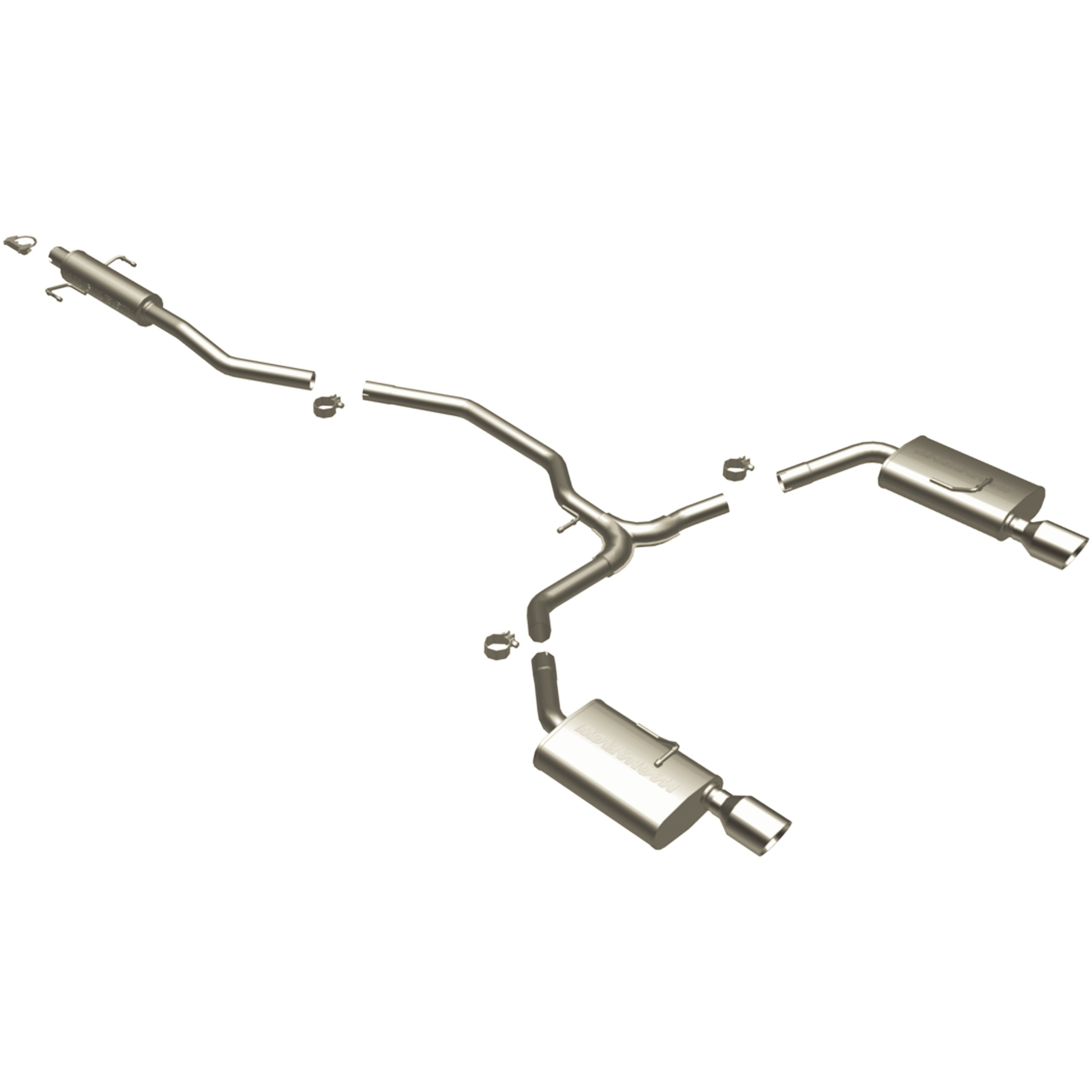 MagnaFlow Exhaust Products 16675 Street Series Stainless Cat-Back System